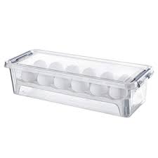 Egg Storage Container With Lid 12 Egg 14X26.5X9Cm Grand Bpa Free Hobby Life 021054