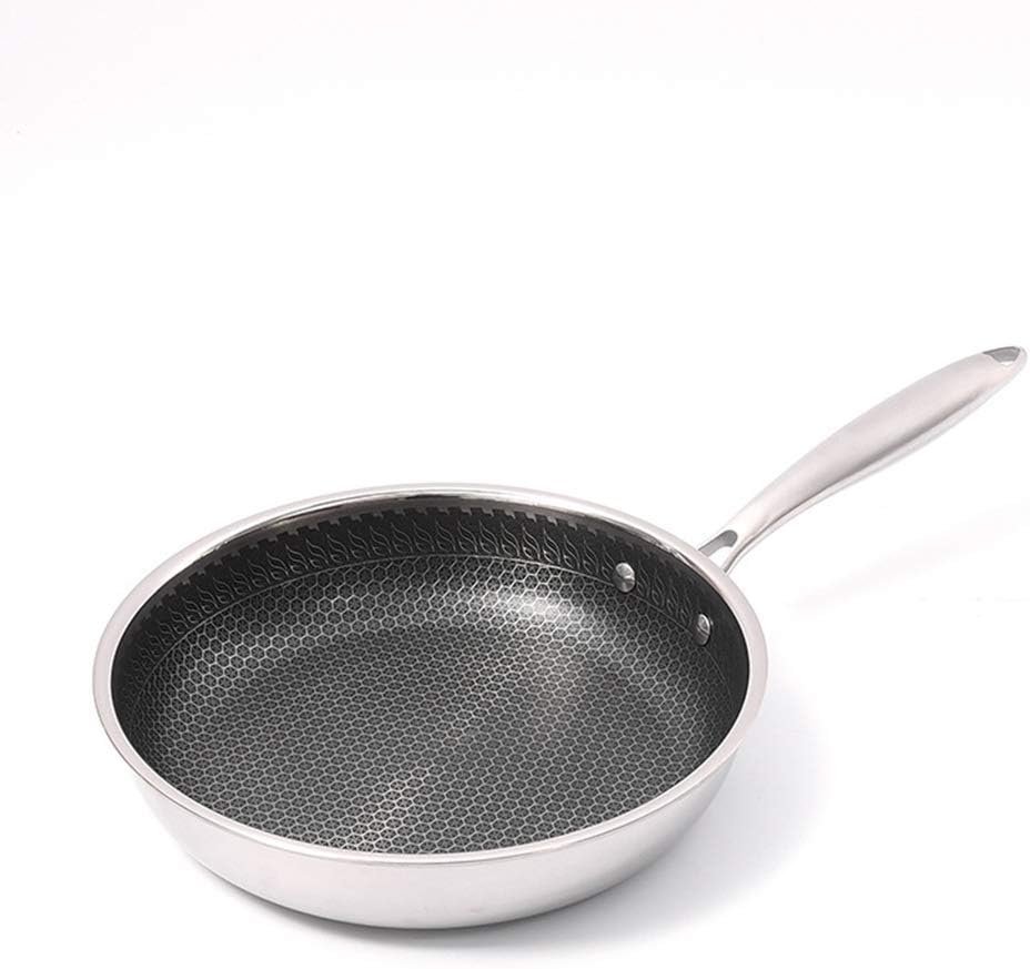 Frying Pan 27.5x6cm Stainless Steel Embossed Pattern N857117