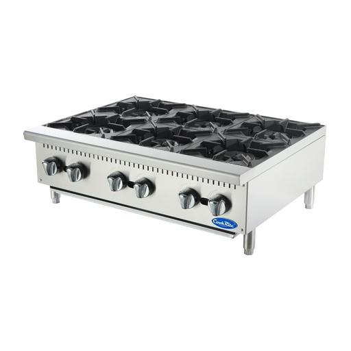 [CR/ATHP-36-6] 6 Burner Boiling Table