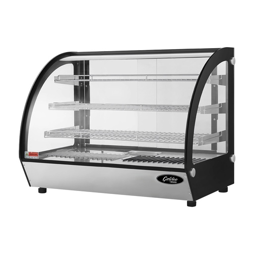 [DCG/WHY160L] Heated Countertop Curved Display Cabinet - 0.9m