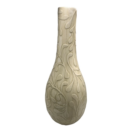 [AD25628] Vase AC 54x13x8cm Raindrop Embossed-Base