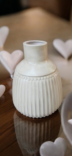 [AD25698] Vase AC 25x13x7cm Mali-Base