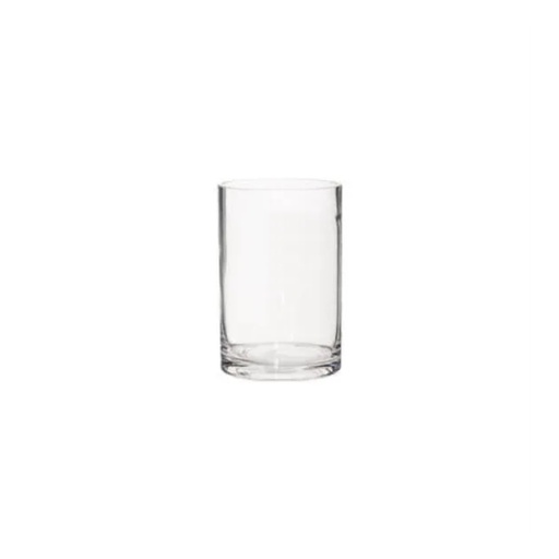 [AD25741] Glass Vase 15x10cm Cylinder Vase Clear VAS1015-1