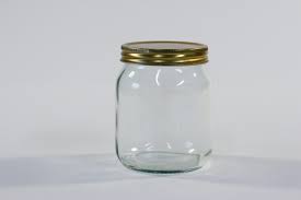 [AD25968] Jar 200ml Honey Glass Round Tall with Lid JAR131