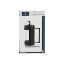 [AD26007] Barista Plunger 350ml Glass- Black 10241