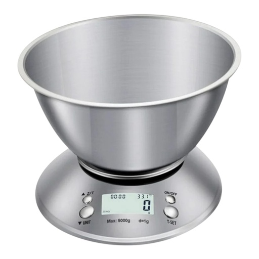 [AD26035] Scale 5kg Digital With Stainless Steel Bowl ZD207