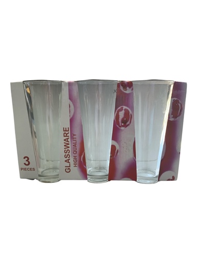 [AD26054] Tumbler 3pc 350ml Classic V-Shaped 2023-127