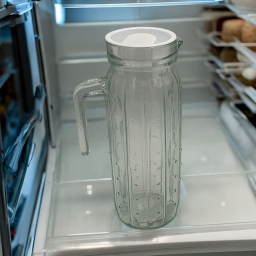 [AD26060] Jug 1.1Lt Glass With Plastic Lid 2020-019