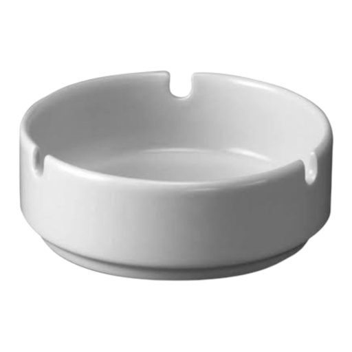 [AD26074] Ashtray 10cm Round Porcelain 2016-017