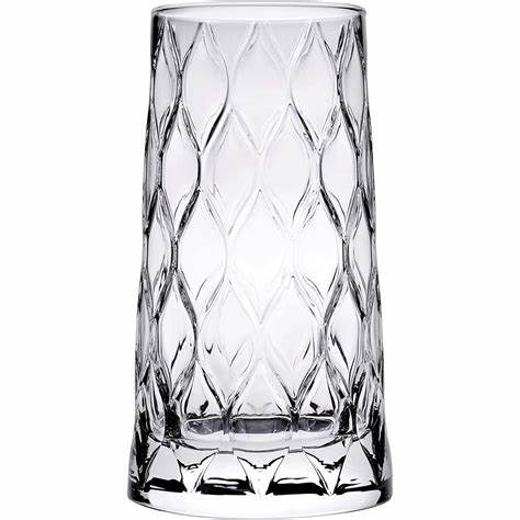 [AD26254] Tumbler 345ml 4pc Leafy Juice Glass 420855