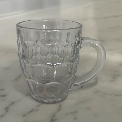 [AD26268] Mug 570ml Glass Hammered - JZB-300