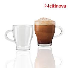 [AD26292] Coffee Mug 170ml 6pc Clear Jamaica Citinova 453702