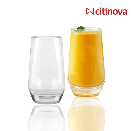 [AD26297] Tumbler 390ml 6pc Clear Akari Citinova 454522