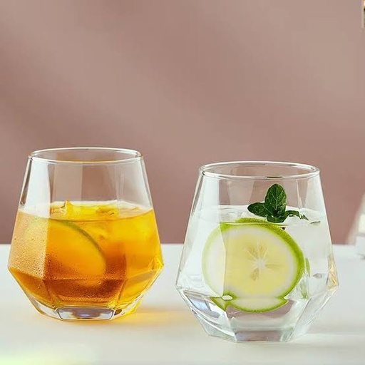 [AD26307] Tumbler 330ml 6pc Clear Deli Glass ES5163-2