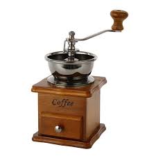 [AD26438] Coffee Grinder 16x9.5cm Wooden HSG-5436