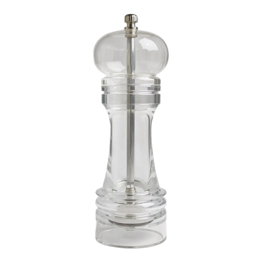 [AD26463] Pepper Grinder 15.5x6cm Clear CYQ-6002