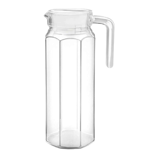 [AD26479] Water Jug 1.1Lt Fridge Clear with White Lid 26928