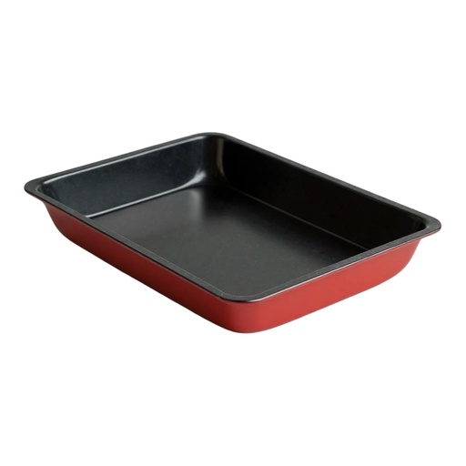 [AD26485] Baking Tray 31x21cm Rectangular Red Non-Stick 455493