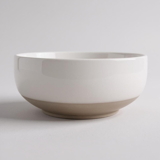 [AD26488] Bowl 13cm Plain Round White Cereal 70352
