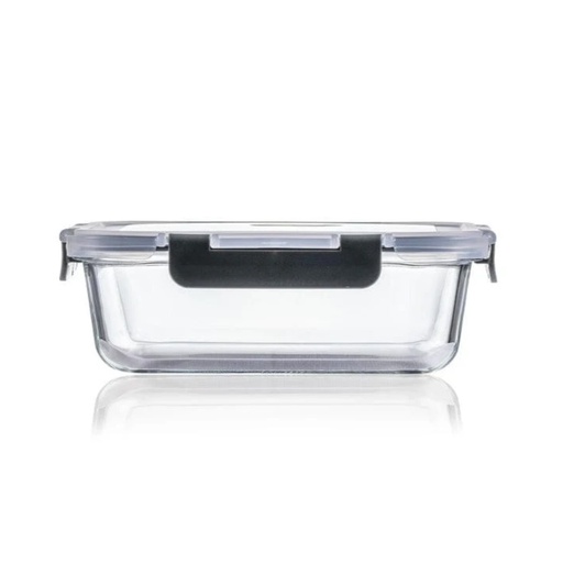 [AD26495] Storage Box 680ml Rectangular Glass with Lid 70326