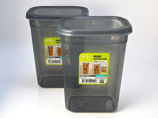 Storage Box 14x10x19cm 1.5lt Food Container Plastic With Lid BNM-4511
