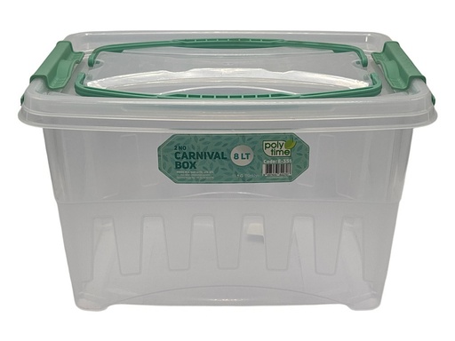 Storage Box 30x22x18cm 8lt Deep Multiuse Container Plastic With Lid E-351