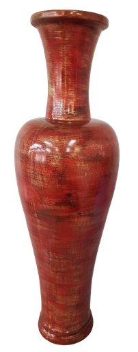 [HD107] Vase AC 115cm Elina Long Neck-Metallic