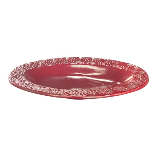 [HD2525] Server AC 44x29cm Oval Swirl-Base