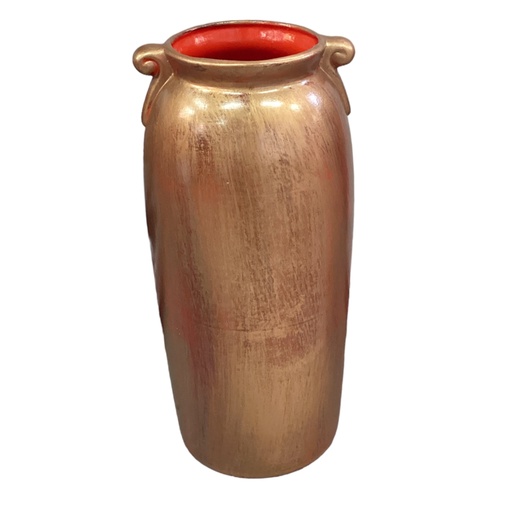 [HD2564] Vase AC 54x21cm Athena-Metallic