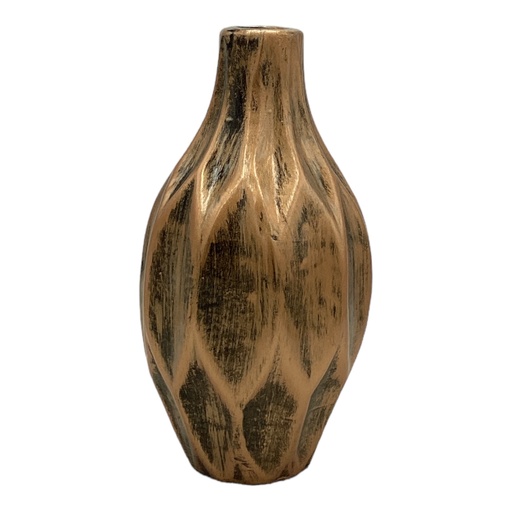 [HD2869] Vase AC 22cm Raphael-Metallic