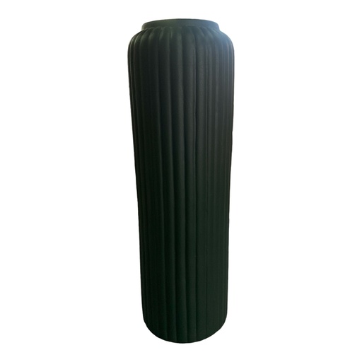 [HD3007] Vase AC 36X11Cm Louise Ribbed Bottle Base