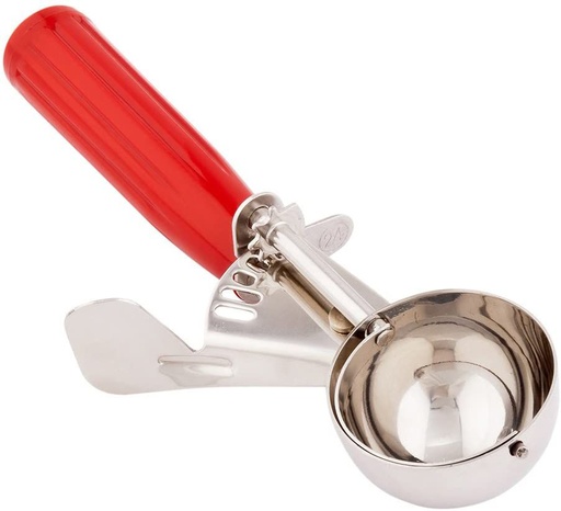 [KG349] Ice Cream Scoop 50mm/40ml No.24 Red Handle-LCS24-Red