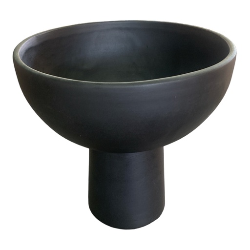 [HD3106] Vase AC 26X26Cm Modernist Footed Base