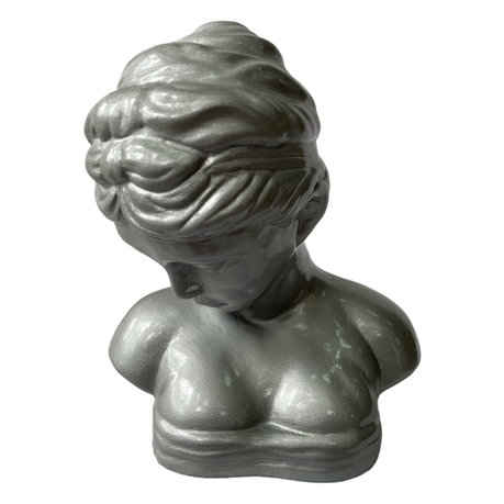 [HD3137] Victorian Lady AC 18x17x11cm Bust Small-Metallic