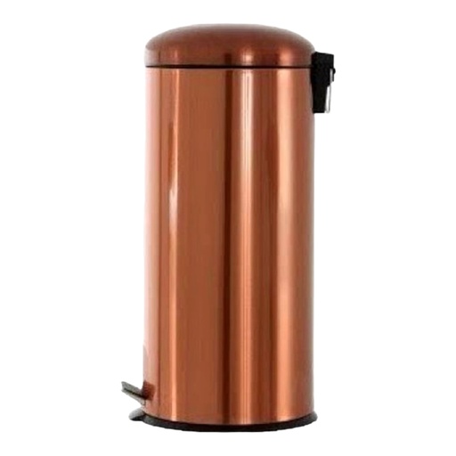 [BD45] Dustbin 30Lt Pedal Bin Ss With Dome Lid Assorted Colours 005-30