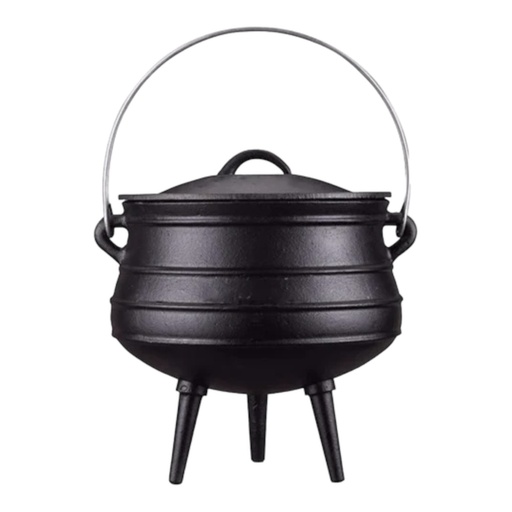 [P710] Pot 3 Leg No.3 Potjie Cast Iron Black