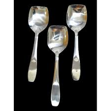 [Z506-3] Serving Spoon 31Cm 3Pc Multi Stainless Steel