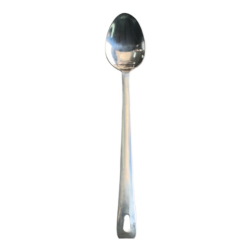 [Z739] Serving Spoon Solid 34Cm/14 Inch Long Handle With Hole PB1208