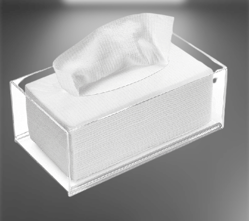 [KG1551] Tissue Box 22X12X6Cm Rectangular Premium 3Mm Acrylic