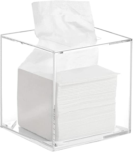 [KG1552] Tissue Box 12x12x12Cm Cube Premium 3Mm Acrylic