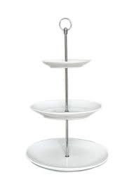 [SS274] Cake Stand 3T 43Hx32D,26D,23D Erm1348