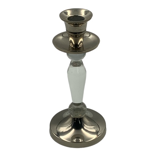 [SS489] Candle Stand 27Cm Single 1 Burner Resin With Stainless Steel Ga27043/Mn