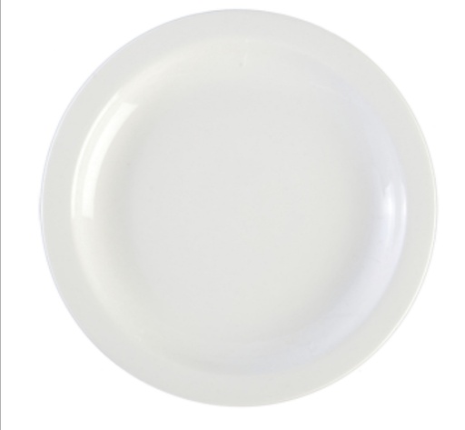 [D1055] Plate 20.25Cm Blanco Continental China Nd