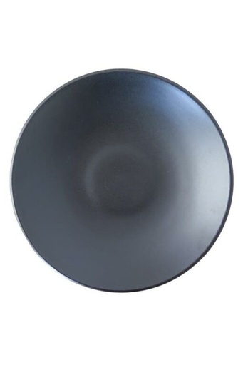 [D2170] Bowl 30Cm Coupe Ele Matt Black Continental China