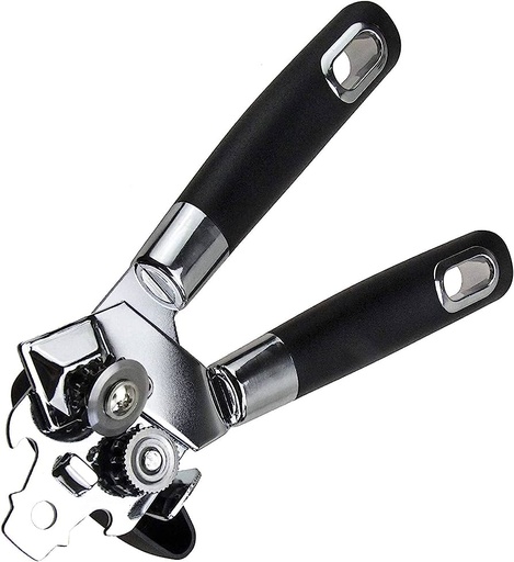 [KG13] Tin Opener Revolving Black With Ss Handle Rvt2023-214