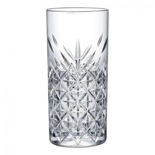 [GL1555] Timeless Hiball 4pc 295ml Cut Glass 52820