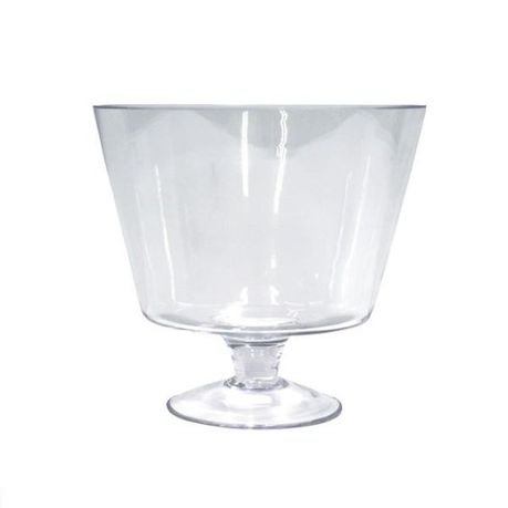 [GL1827] Footed Bowl 18X20Cm Glass Trifle 39724