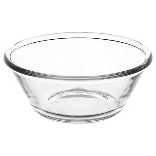 [GL1864] Bowl 33X11Cm Glass With Rimmed Lip 53119