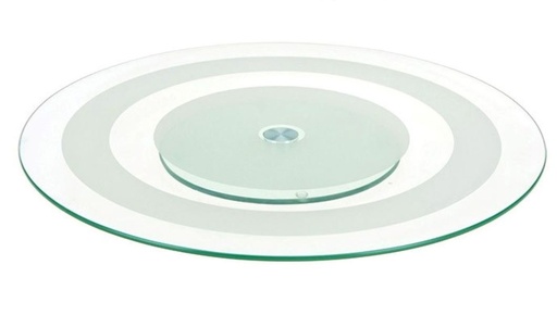 [GL1874] Lazy Susan 45cm Glass 412867