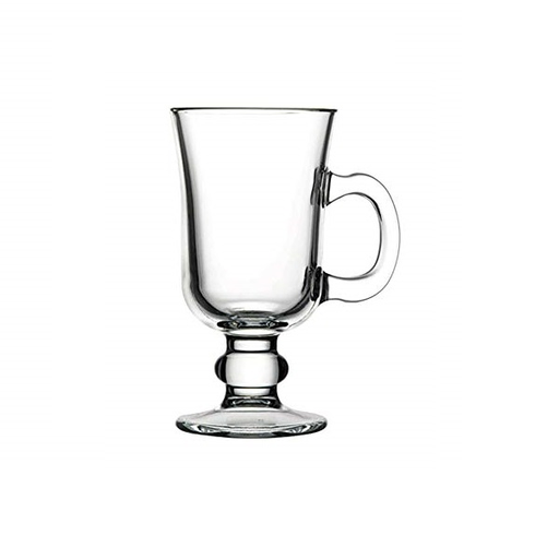 [GL1980] Irish Coffe Mug 260Ml 2Pc Double Wall Borosilicate Glass Barista 10197